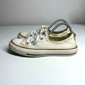 Converse Shoreline Slip-On Shoe Womens 7 White Chuck Taylor 537084F Sneaker